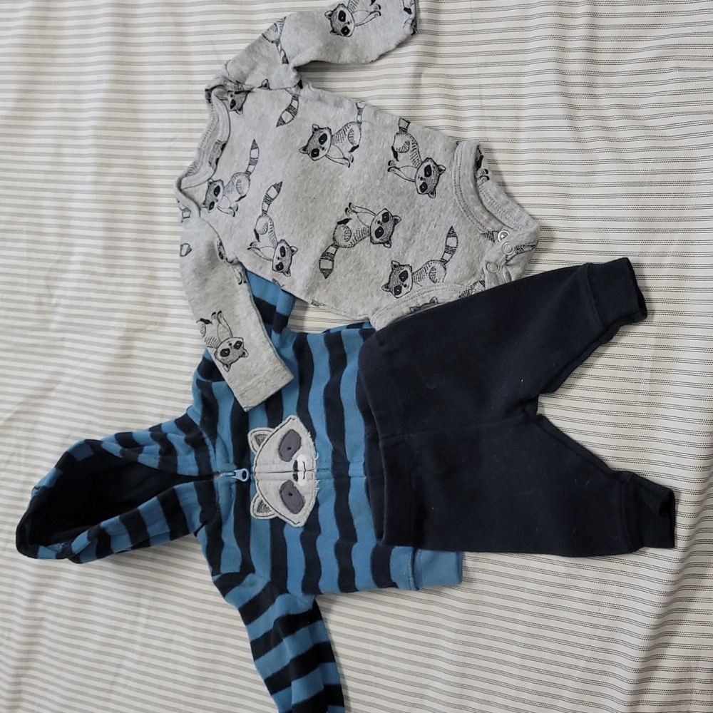 Carters Raccoon outfit newborn